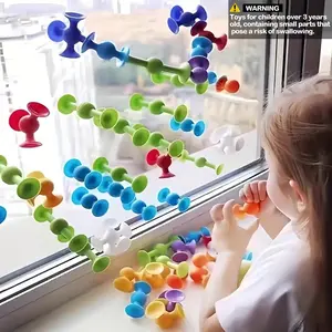 11-Piece Random Color Suction Cup Toys Set, Stress Relief Bath Time Fun, Kids' Interactive Games, Soft Dart Kit, Perfect Gift for Boys & Girls