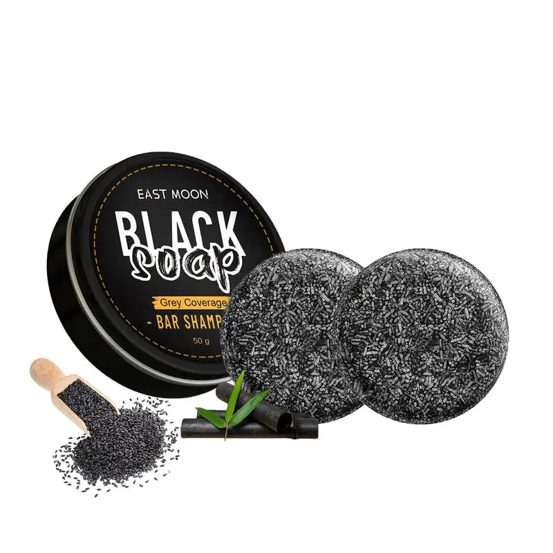 Men’s Herbal Extract Shampoo Bar - 1/2/3PCS Options, Natural Gray Hair Reverse Soap, Deep Cleaning, Nourishing, Moisturizing, Dark Shine, Soothing, Oil Control, Sustainable Cleansing Solution, Natural Shampoo, Sulfate Free Shampoo
