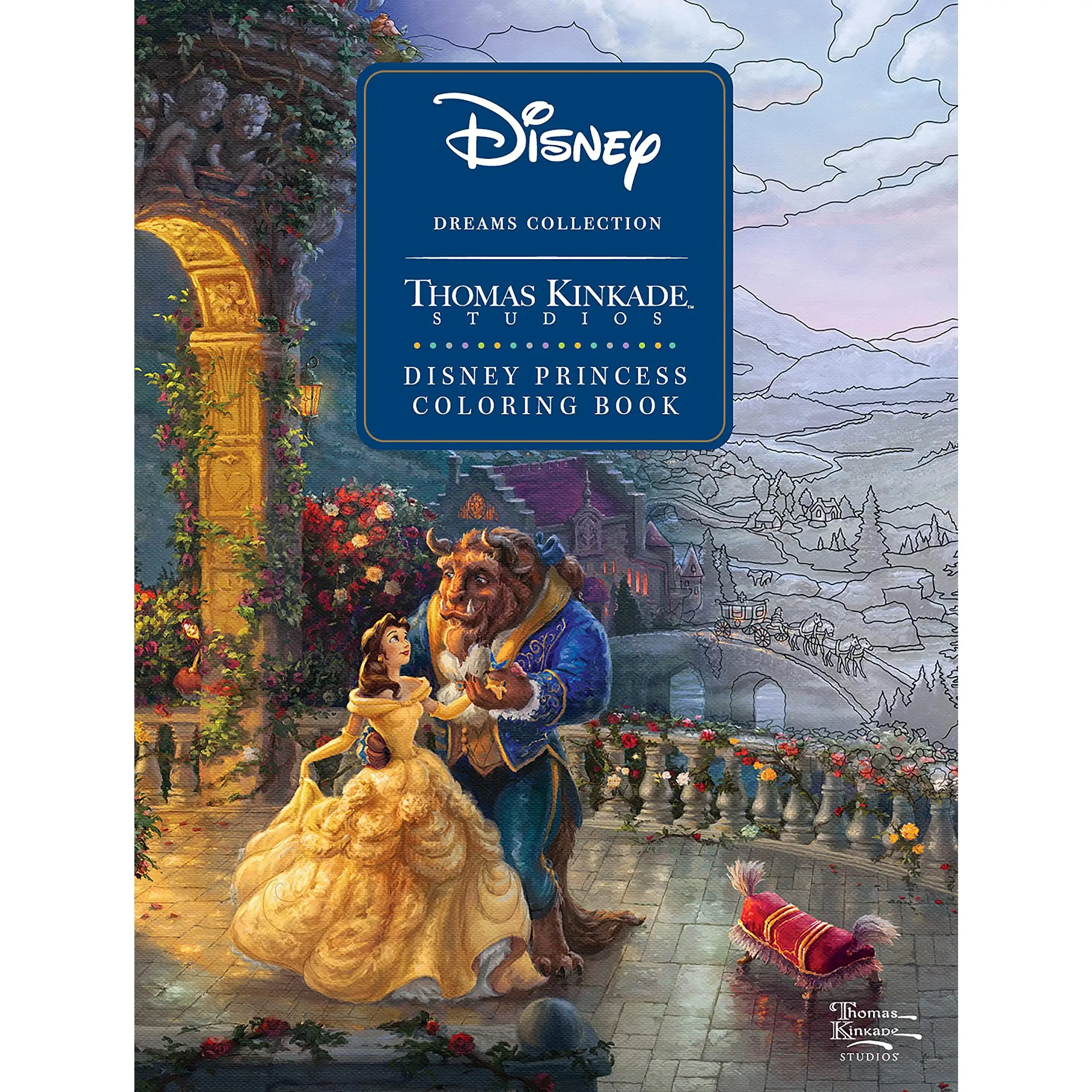 Disney Dreams Collection Thomas Kinkade Studios Disney Princess Coloring Book -- Thomas Kinkade - Paperback