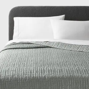 King TENCEL Quilt Light Teal Green - Threshold King TENCEL Quilt Light Teal Green - Threshold