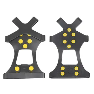 Terrain Tamer 10 Tooth Ice Grippers TPE Anti Slip Covers for Skiing and Mud Trails