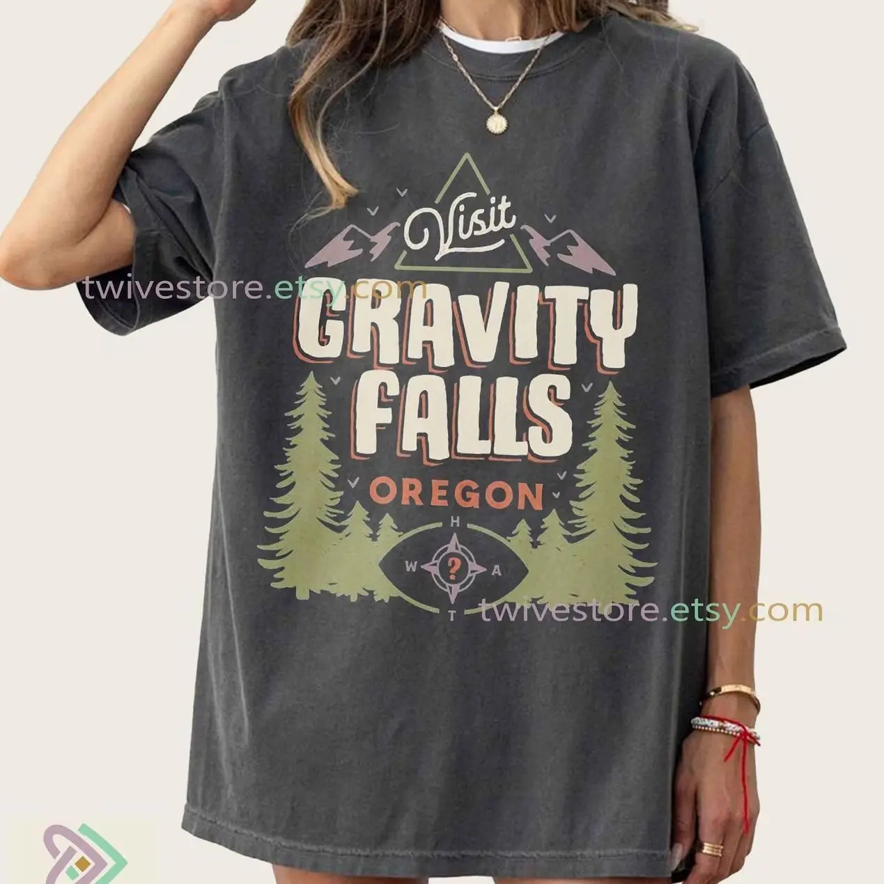 LIMITED Gravity Falls T-Shirt, Mystery TV Series Fan Merch, Nostalgic Youth Gift