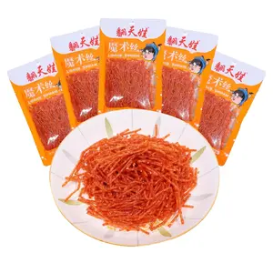 Chinese Latiao Spicy Gluten Strips Snack (505g) – Vegan Friendly 5-Pack, Hot Sweet Numbing Flavor, Popular Street Style Savory Snack