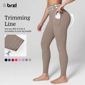 BRXL Women's High-Waist 25-Inch Yoga Pants - Butter-Soft Leggings with Hip-Sculpting Design #Parati #FitnessWorkout #OutdoorFun #HolidayWarm-Up -1