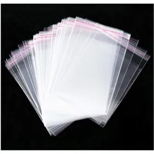 Cellophane Bag 5 x6.5 inch Clear Resealable Bags Plastic Self Adhesive Bags Good for Bakery,Favors, Candle, Soap, Cookie Office Stationery Storage Bags,Arts & Crafts (5X6.5inch-100Pcs)