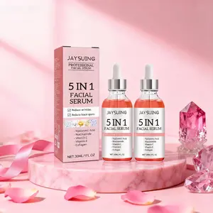 5 in 1 Hyaluronic Acid Face Serum, Moisturizing Facial Care Essence for Firming Skin, Comfort Hydrating Facial Skin Care Serum for Daily Use