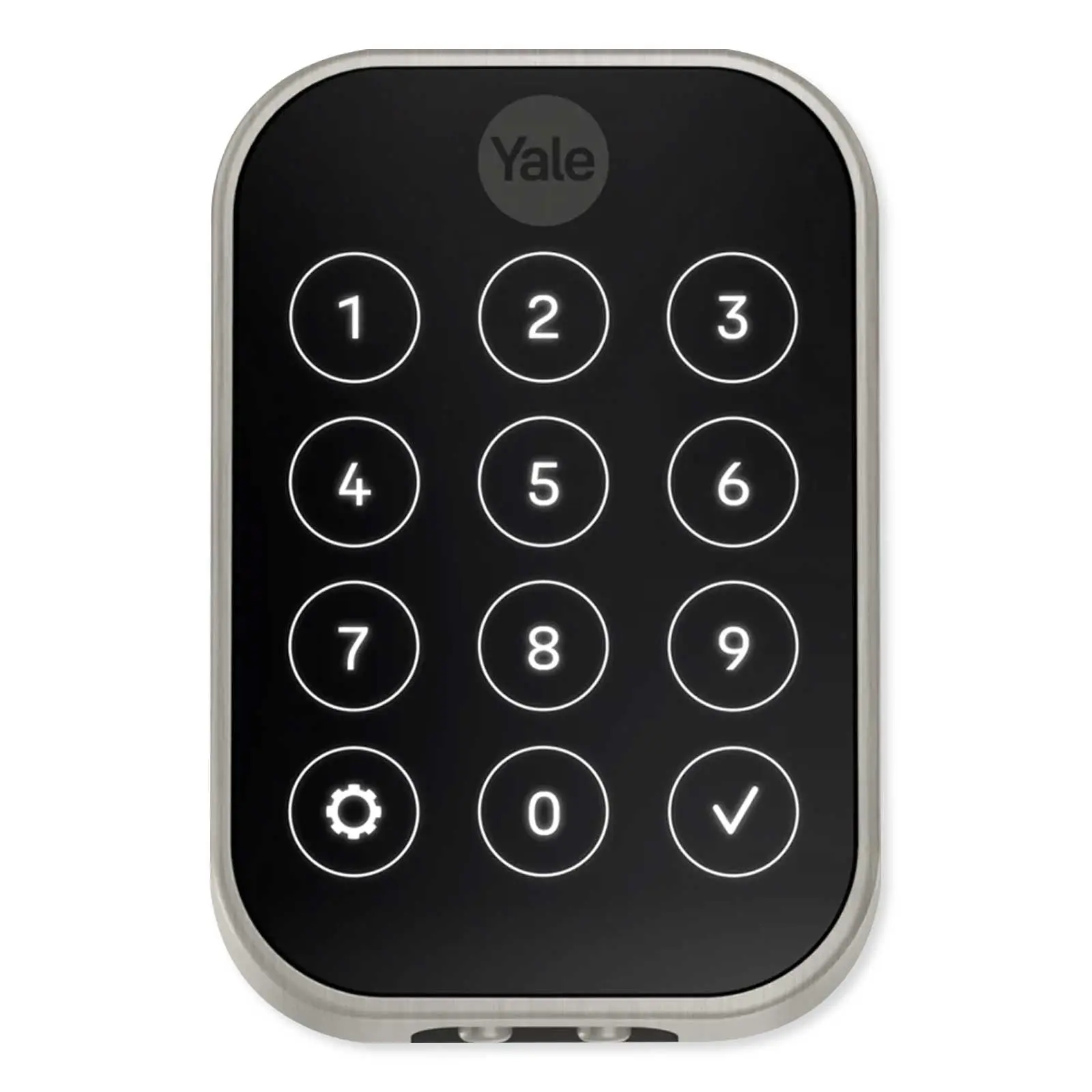Yale Assure 2 Wi-Fi Touch Door Lock - Nickel, 3.65 lbs, Batteries-Powered, Easy to Use, Track Entry Codes, Smart Home Door Hardware Gadget