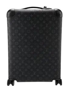 Pre-owned Louis Vuitton canvas Luggage $2980 Monogram Horizon Eclipse 50 RFID