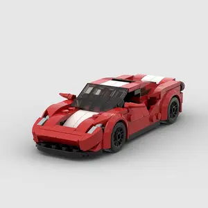 168pcs Building Block Racing Car Toy Set, Adult Assemble Sports Car Models, Classic City Tech Speed Champion Series Gift, Building Block Sets, Building Blocks Set