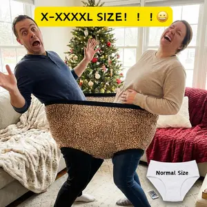 Funny Giant Granny Panties - Ultimate White Elephant Gag Gift - Big Prank Underwear for Christmas & Secret Santa