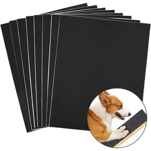 8-Piece Self-Adhesive Dog/cat Scratching Pad Replacement, Sandpaper Grinding Paper for Nail Care, Trimming, Polishing - Cat Claw Care, 11x9 Inches