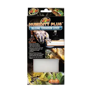 Zoo Med Humidity Plus Silicone Terrarium Cover for Ideal Tropical Environment
