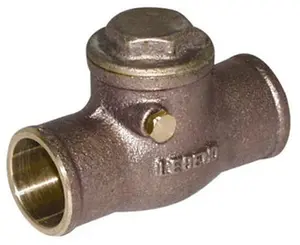 Legend Valve 2-1/2" Brass Check Valve Soldered x Soldered, 200 WOG 105-209
