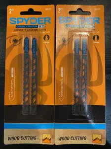 Spyder Skeleton 10-TPI Jig Saw Blades T-Shank (2-Pack) 4 Blades Germany