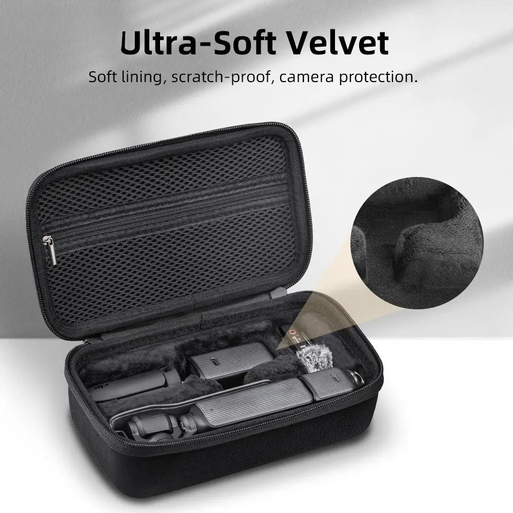 Portable Storage Case for DJI Osmo Pocket 3, 1pc Shockproof Scratch-Resistant Handbag with Wrist Strap, Outdoors Travel Accessories, Camera Zipper Bag