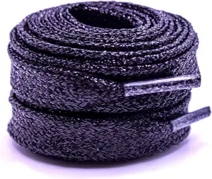 One Pair of Metallic Glitter Shoelaces From Sparkly Shoe Laces