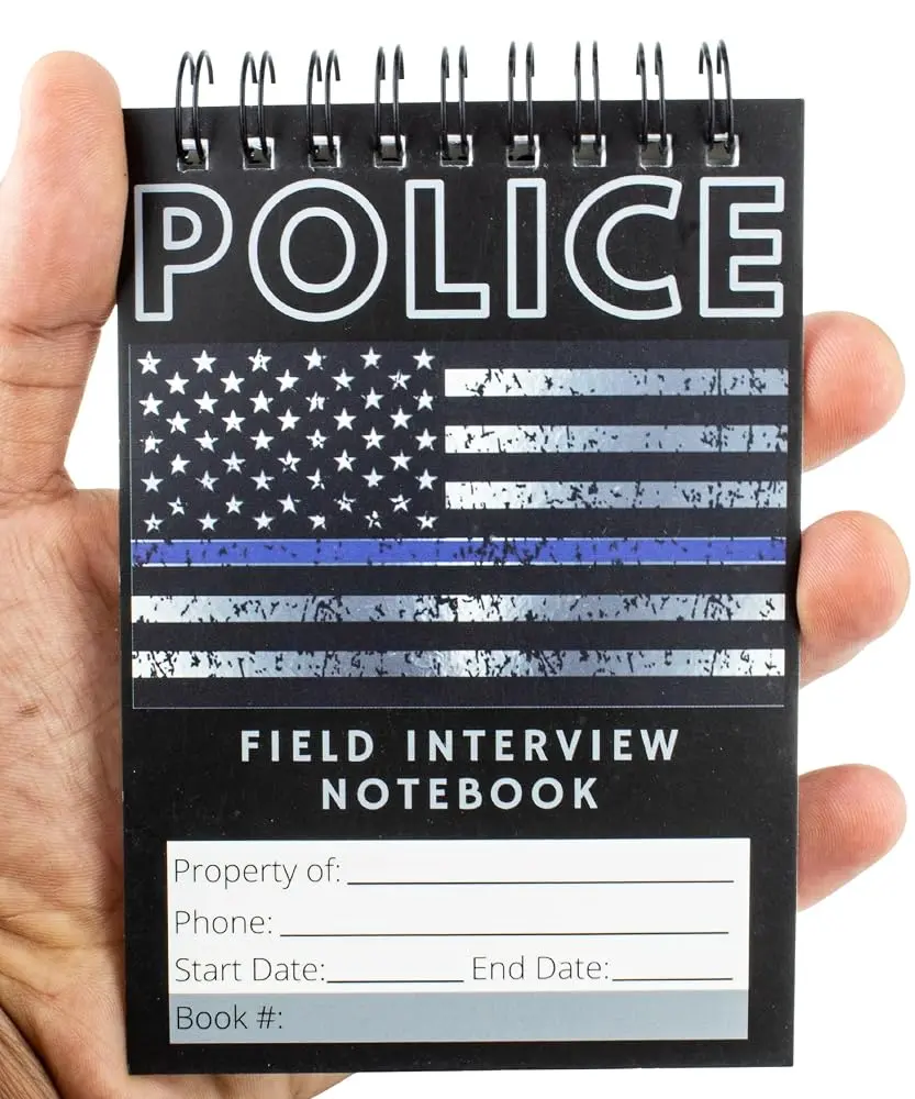 Field Equipt Law Enforcement Incident Report Notepads for Police Officers, Sheriff & Security, EDC Interview Notebook 6 Pack