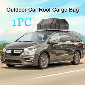 1 Piece Outdoor Car Roof Luggage Bag, Wear-resistant Oxford Cloth, Waterproof & Sunproof, Storage Bag for Self-driving and Camping