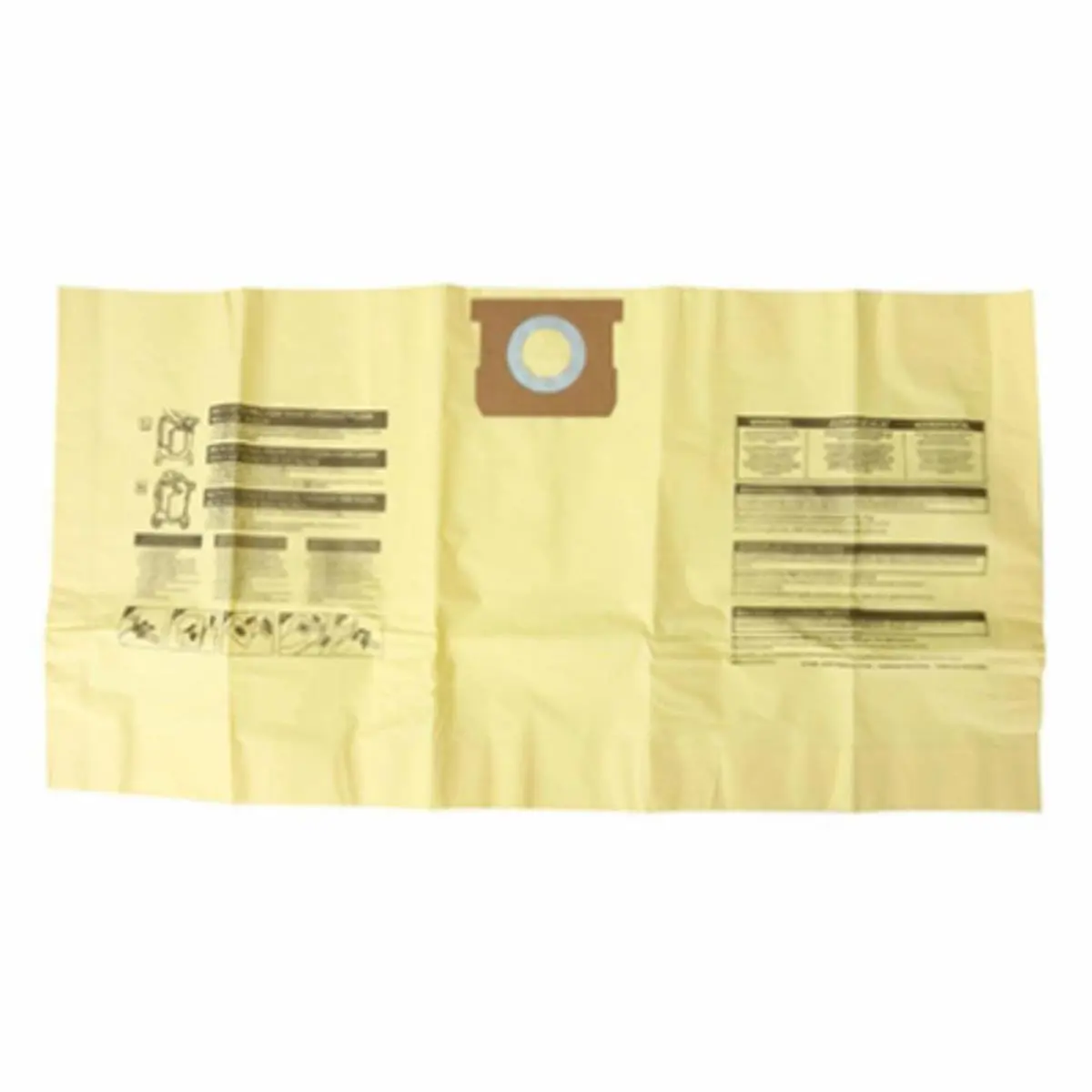 VacMaster 273613 High Efficiency Fine Dust Filtration Dust Bag, 22 gal, 10 in. Width, 11 in. Length, 8 in. Height, Household Home Care Trash Bags - Pack of 3