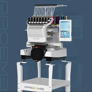 PROEM3 Embroidering Machine with Digital Display and Multiple Needles for Sewing Tasks