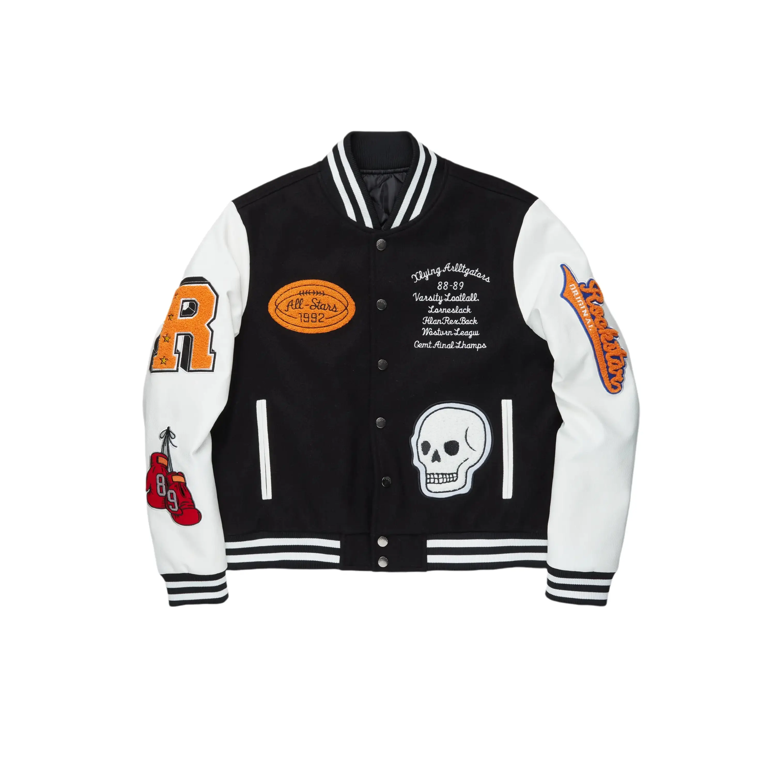 Eisen Black Varsity Jacket