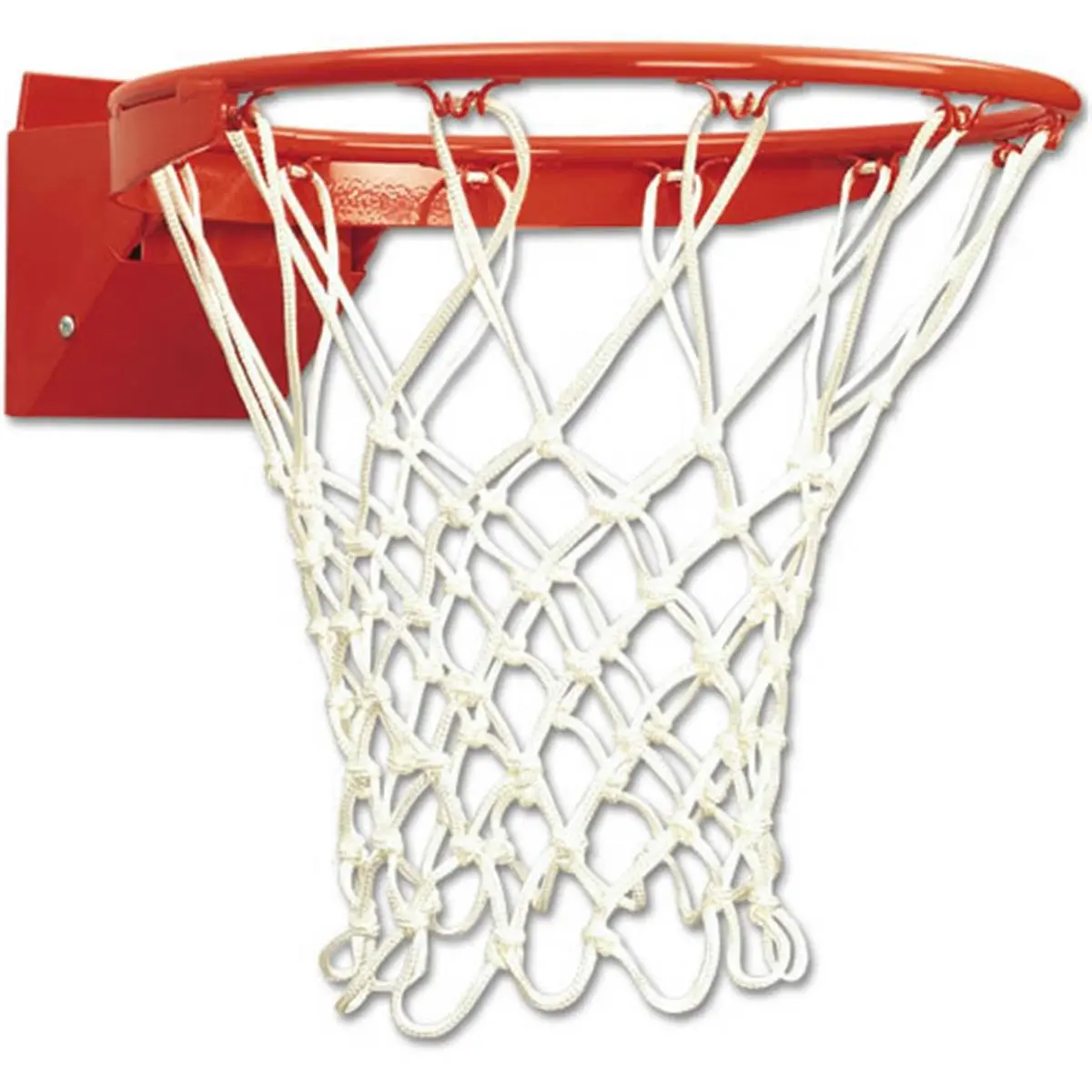 Bison ProTech Breakaway Basketball Goal - Classic NFHS-Approved Model with Maintenance-Free Design, Traditional Appearance, Universal Mount, Glass Backboard