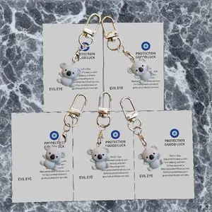 Cute Mini Resin Koala-Shaped Keychains, 1-100pcs Adorable Love Gifts for Students & Birthdays, Perfect Souvenirs & Daily Accessories