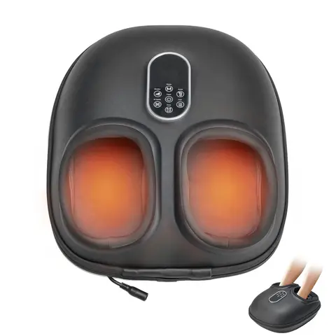 Foot Massager Machine with Heat, Shiatsu Deep Kneading Feet Massager with Air Compression, 6 Modes, Foot Massager Gifts for Women Men