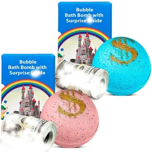 2 Set Aromatic Bath Bomb Set, Ideal for Relaxing Bath Time and Self-Care Routine