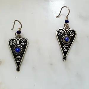 Love Knot Blue Earrings