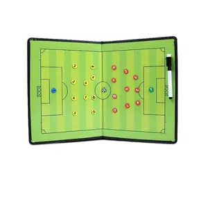 Foldable Soccer Tactical Board, Durable PVC Anti-Slip Portable Tactical Board, Ideal for Football Strategy Planning, Lightweight and Easy to Carry