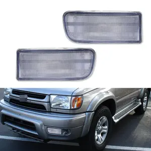 2pcs Front Bumper Turn Signal lamps Lights For 1999 2000 2001 2002 Toyota 4Runner Clear Lens LH & RH,Replace OEM TO2530133,TO2531133, 81520-35250,81510-35260