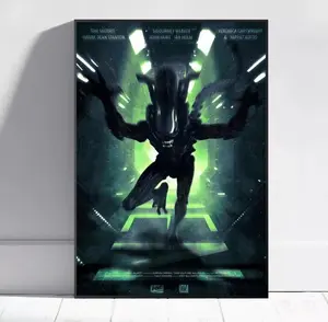 Alien Poster, Xenomorph Wall Art, Rolled Print, Movie Poster Gift 4