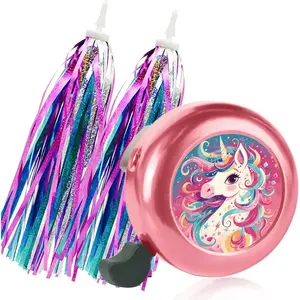 Bell with 2 count  Streamers for Girls, Bicycle Ring for Boys Girls Cute 's  Accessories