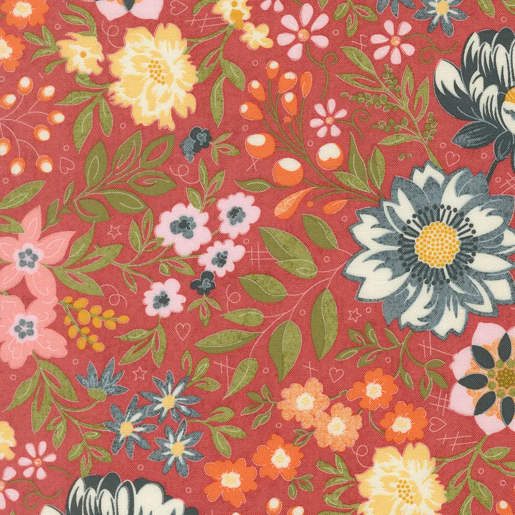 Fabric Moda Rosy Covent Fieldrush by the Quarter Yard 30780-18