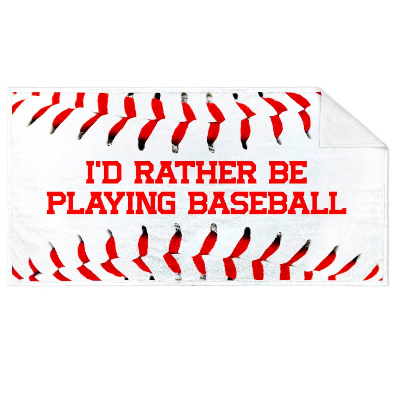 Plush, Thick, Water-Absorbent 60x30" Baseball Sport Towel for Pool/Beach - Ideal for Baseball Players Who Prefer Playing the Game