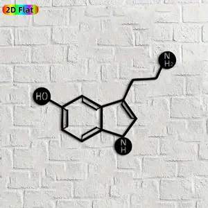 1pc Chemical-Molecule Metal Wall Art,Intricate Molecule Statue Mural,Ideal Gift for New Year,Christmas,Chemistry Decor Enthusiasts,Rust-Resistant Metal Wall Decor Wall Sculptures,Perfect for Lab Wall & Study Fence,Chemistry Art Collectors