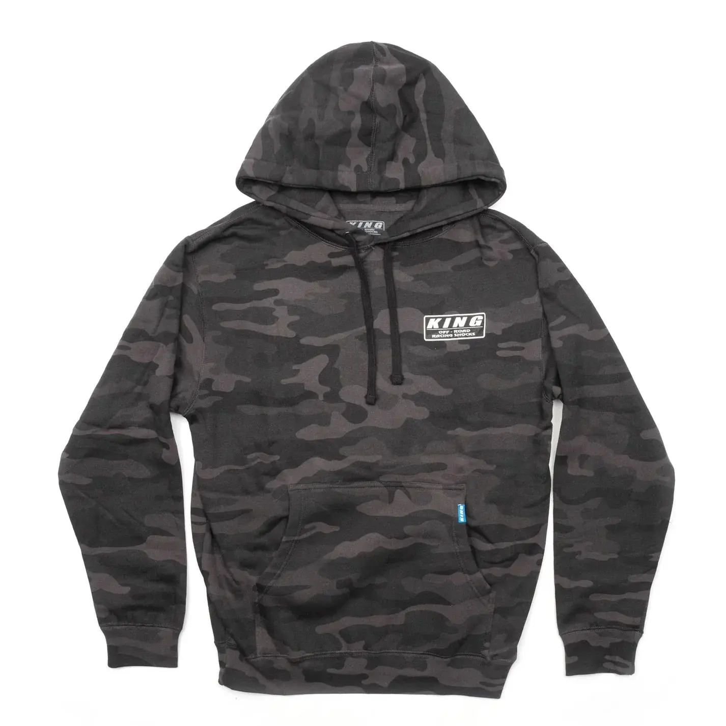 KING SHOCKS (DARK) BLACK CAMO PULLOVER HOODIE