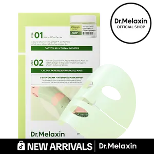 [Dr.Melaxin Official] CACTOX DE-PUFFING PORE TOX GEL MASK 4EA with Cactus Cooling Reduce Puffiness & Pore Tightening for Visible Pore Care Skin Repair