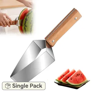 New Stainless Steel Watermelon Slicer – Multifunctional Manual Fruit Cutter for Quick & Easy Summer Fruit Slicing, Perfect for Kitchens, Family Gatherings, and Camping (1PC)
