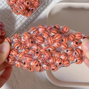 Handmade Basketball Stress Ball Toy, Perfect Gift for Thanksgiving, Birthday, Graduation, Office Desk Fun, Halloween, Christmas