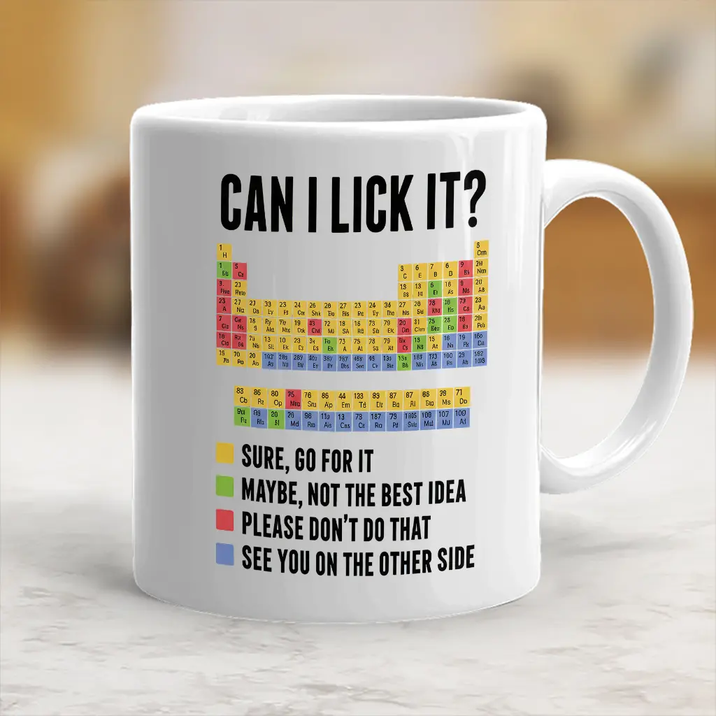 Funny Chemistry Ceramic Printed Drinkware Coffee Mug, Washable Beverage Mug Gift for Coworkers - scs16092