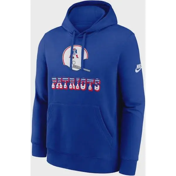 New England Patriots Best Season Rewind Club Pullover Hoodie Nike Men's