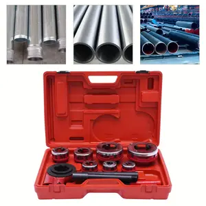 NEW Bspt Pipe Threader Dies Set Threading Tool Ratchet W/ Handle