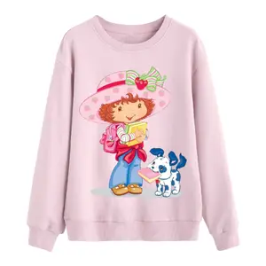 Friends 80's Cartoon Characters Strawberry Shortcake Sweatshirt, Cartoon Friends Nostalgia Sweatshirt, 80s Cartoon Friends Shirt