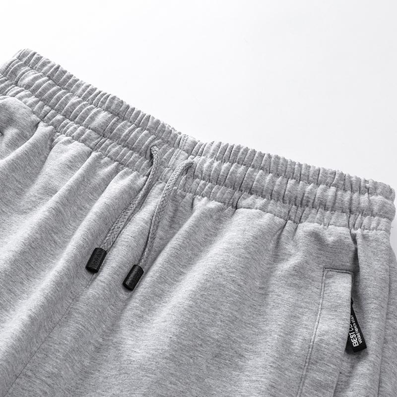 Men’s versatile casual shorts with zippered pockets and an elastic waistband with drawstring; summer everyday loungewear with a casual, stylish design and premium quality.