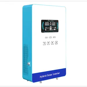 Premiun 4000W Off Grid Solar Inverter 140A 5600W MPPT Solar Charger Hybrid US Ship for Off Grid Power Systems & Solar Energy Applications, New look white.