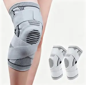 Knee Braces, 2-Pack, Knee Support Compression Sleeves, Fitness Sports Knee Braces, Women's & Men's Compression Suitable for Running, Fitness, Basketball
