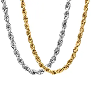 Twisted RopeChain Necklace