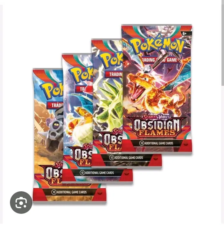 Obsidian Flames Booster Pack Ripped live Obsidian Flames Booster Pack Ripped live